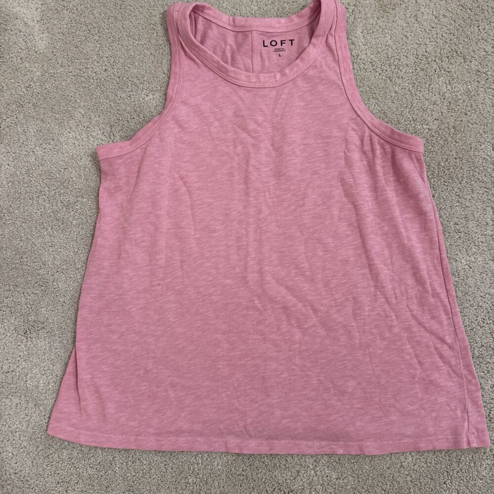 Loft Pink Tank Size Large